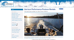 Desktop Screenshot of harrisonpontoons.com